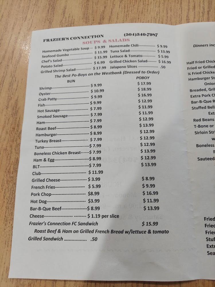 Frazier's Connection Menu image 4
